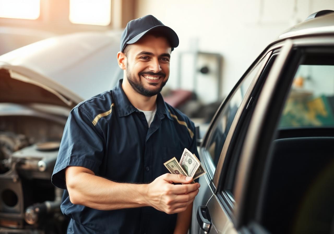 Wayne Automotive Recyclers paying instant cash for a junk car in Michigan